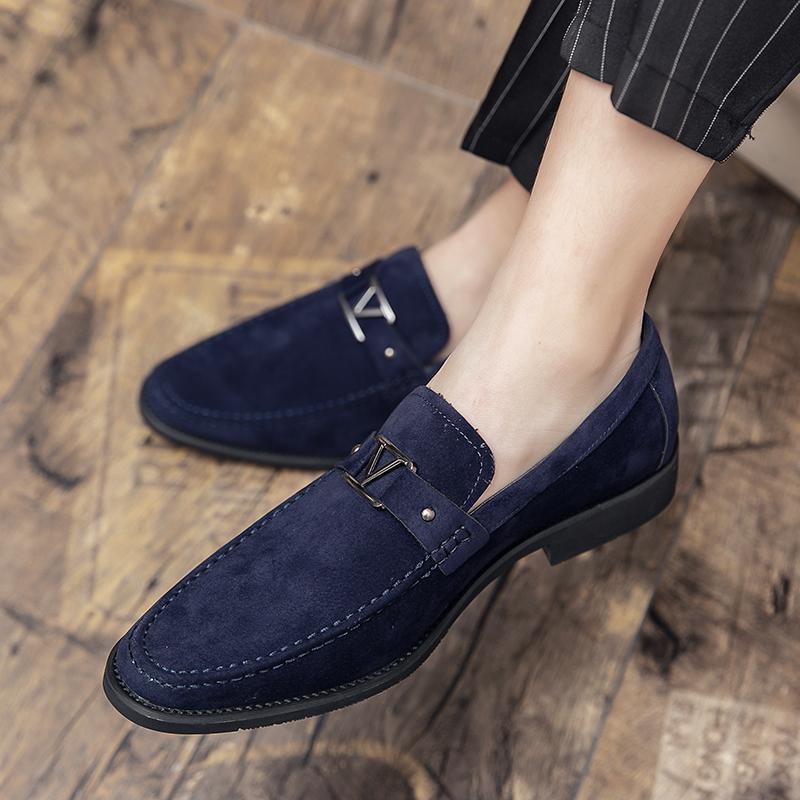 Mens Sheepskin Slip-On Loafers